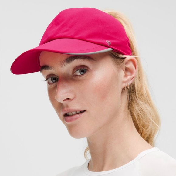 Lululemon fast and free pony tail running hat NWT color in PSNT - Picture 2 of 6